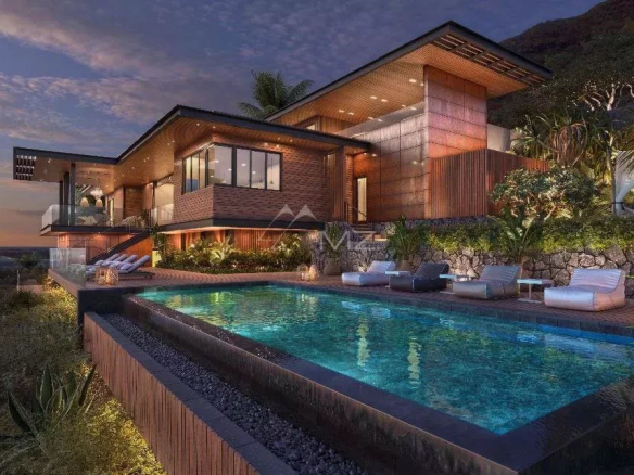 Somptueuse villa 5 chambres – Riviere Noire