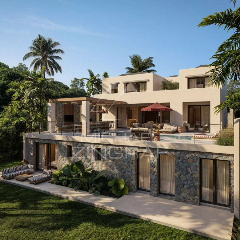 Villa neuve de plain-pied 4 pièces   1420 m2 de terrain   Pi