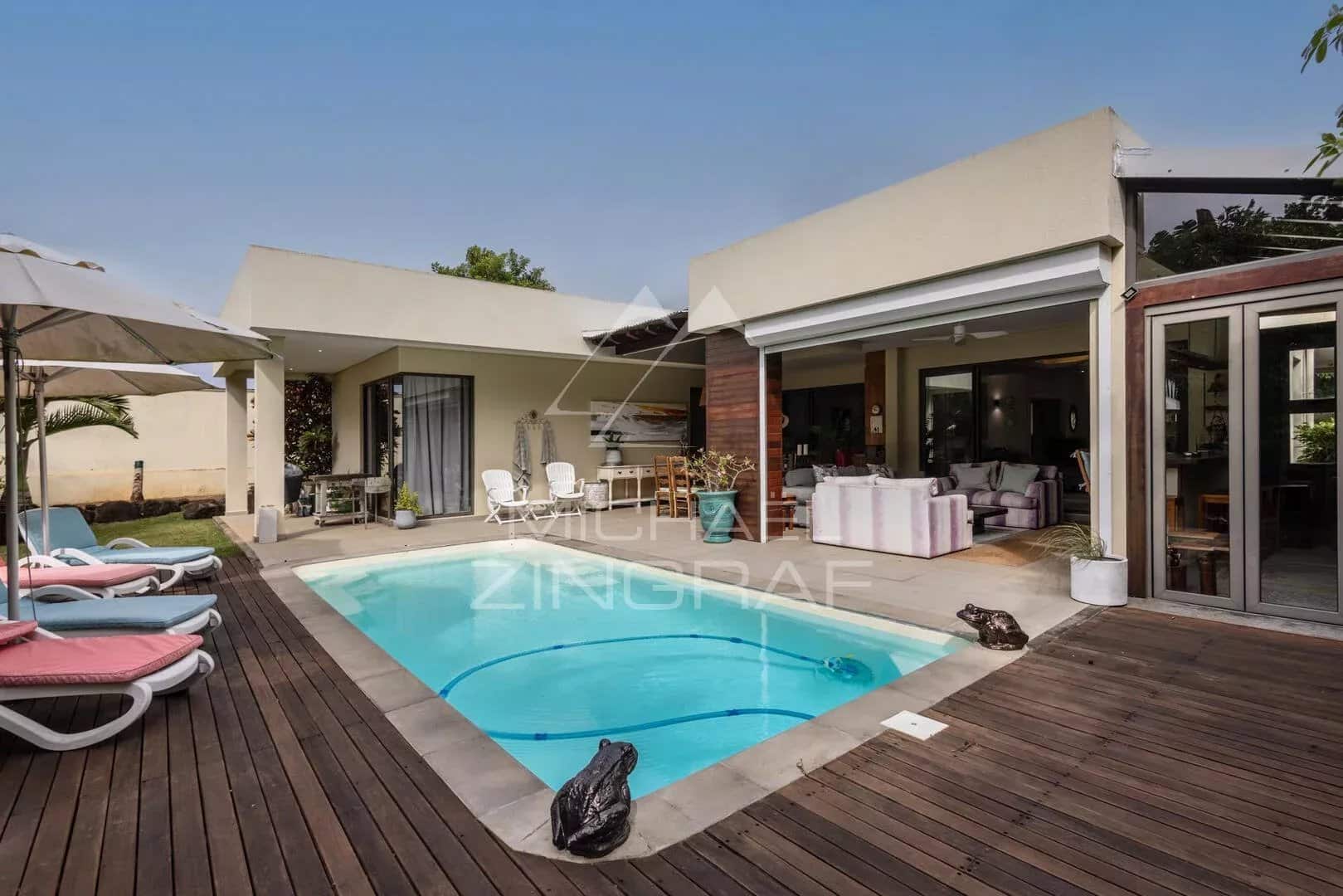Villa in Mont Mascal, Grand Baie Modern villa with pool and outdoor space in Mont Mascal, Grand Baie
