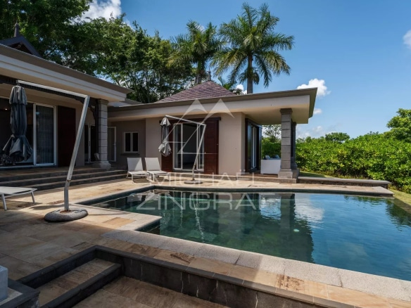 Villa avec piscine et jardin, vue sur l'océan à Bel Ombre