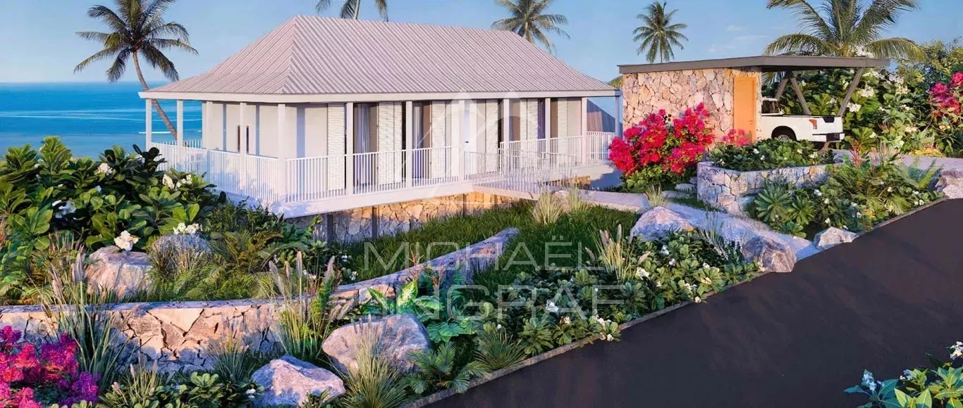 Bioclimatic villa in Baie du Cap Bioclimatic 3-bedroom villa with private pool surrounded by tropical vegetation in Baie du Cap.