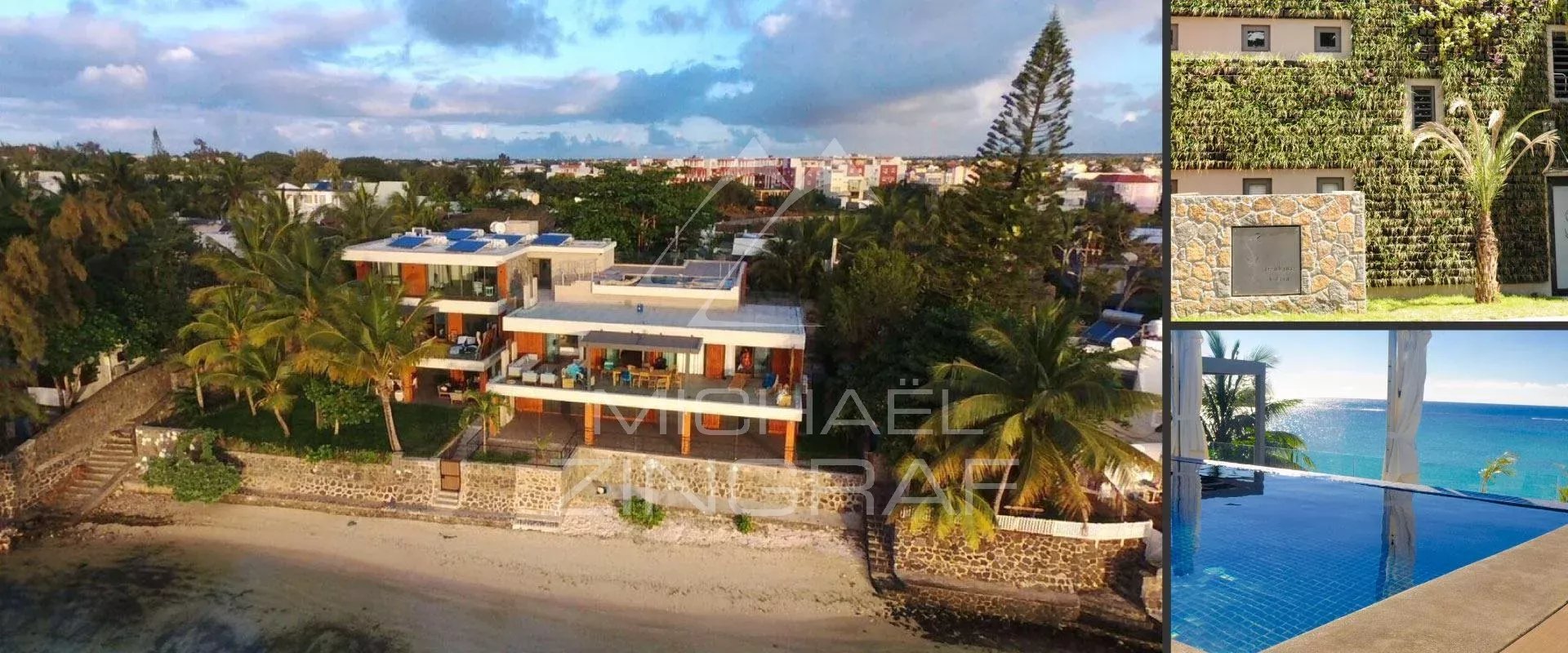 Seaside apartment in Pereybere Elegant 2-bedroom beachfront apartment in Pereybere, with terrace and sea view.