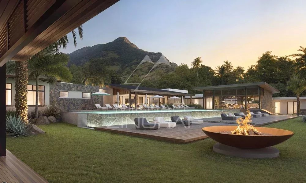 Villa Clusia à Tamarin Villa contemporaine avec piscine à débordement et vue sur la nature à Tamarin.