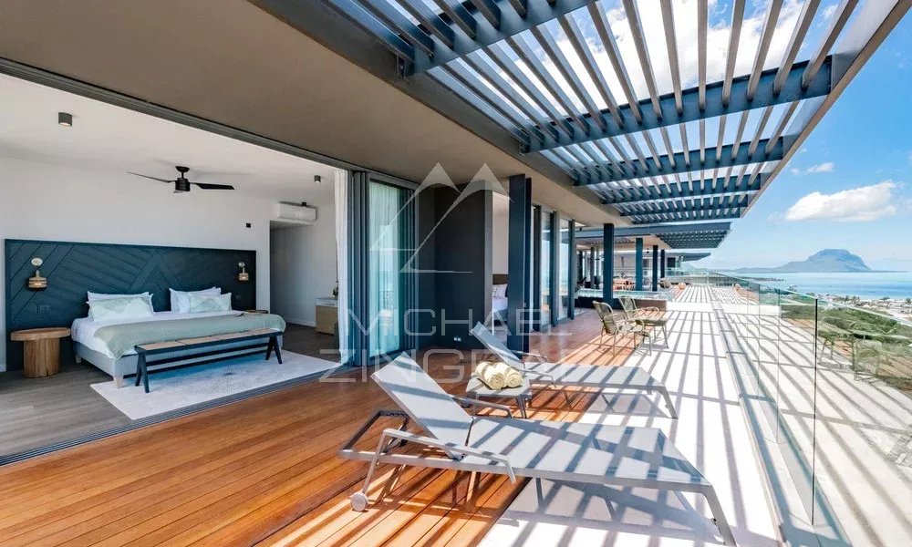Appartement 3 Chambres avec Vue sur l’Océan Appartement moderne de 3 chambres avec terrasse et vue sur l'océan Indien et le Morne à Rivière Noire.