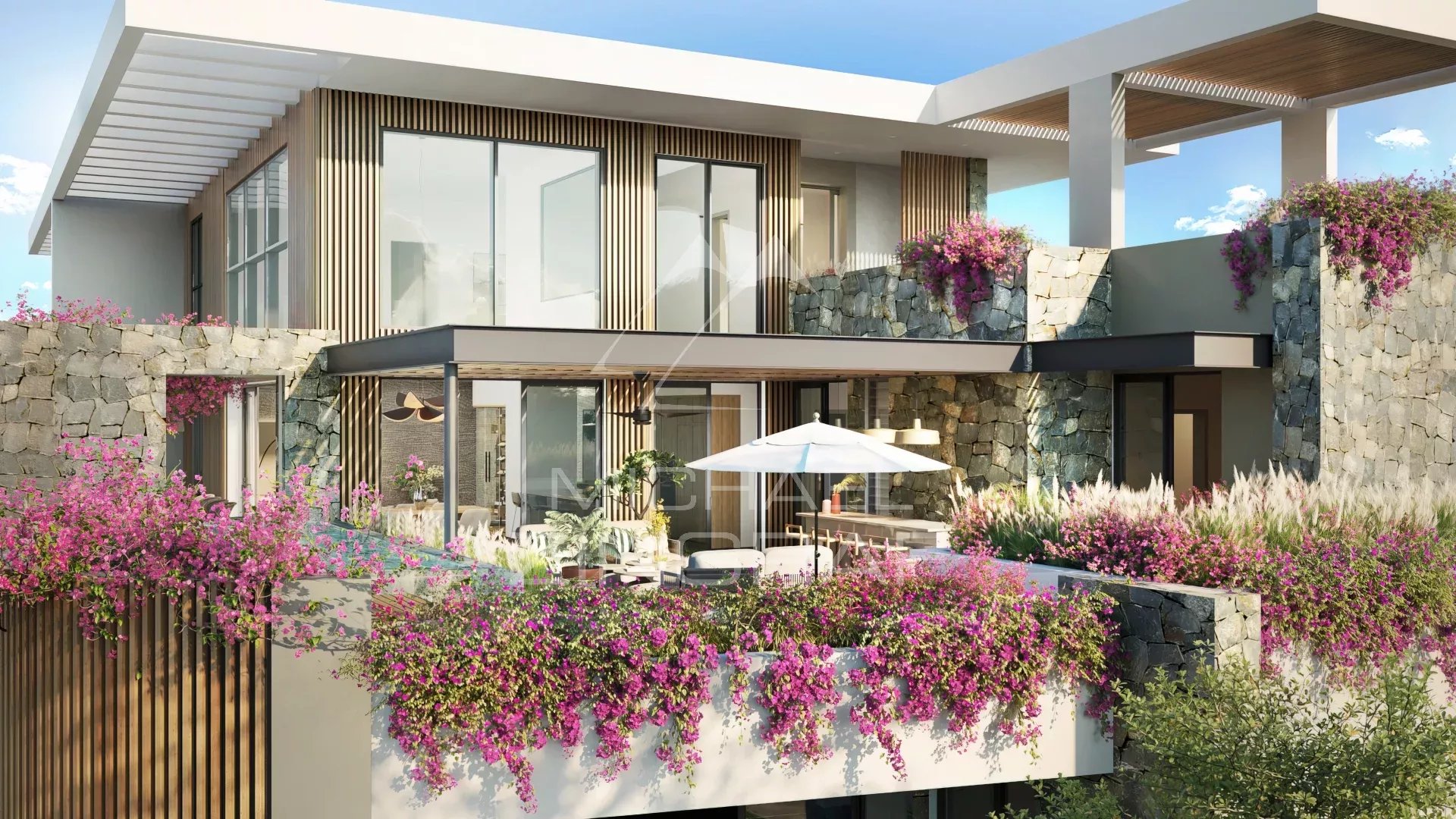 Penthouse in Balaclava Modern penthouse with four bedrooms, surrounded by tropical gardens in Balaclava.