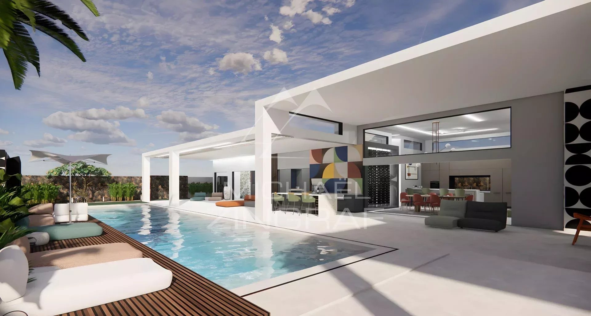 Villa LENI à Grand Baie Villa moderne avec piscine privée et espace extérieur à Grand Baie.
