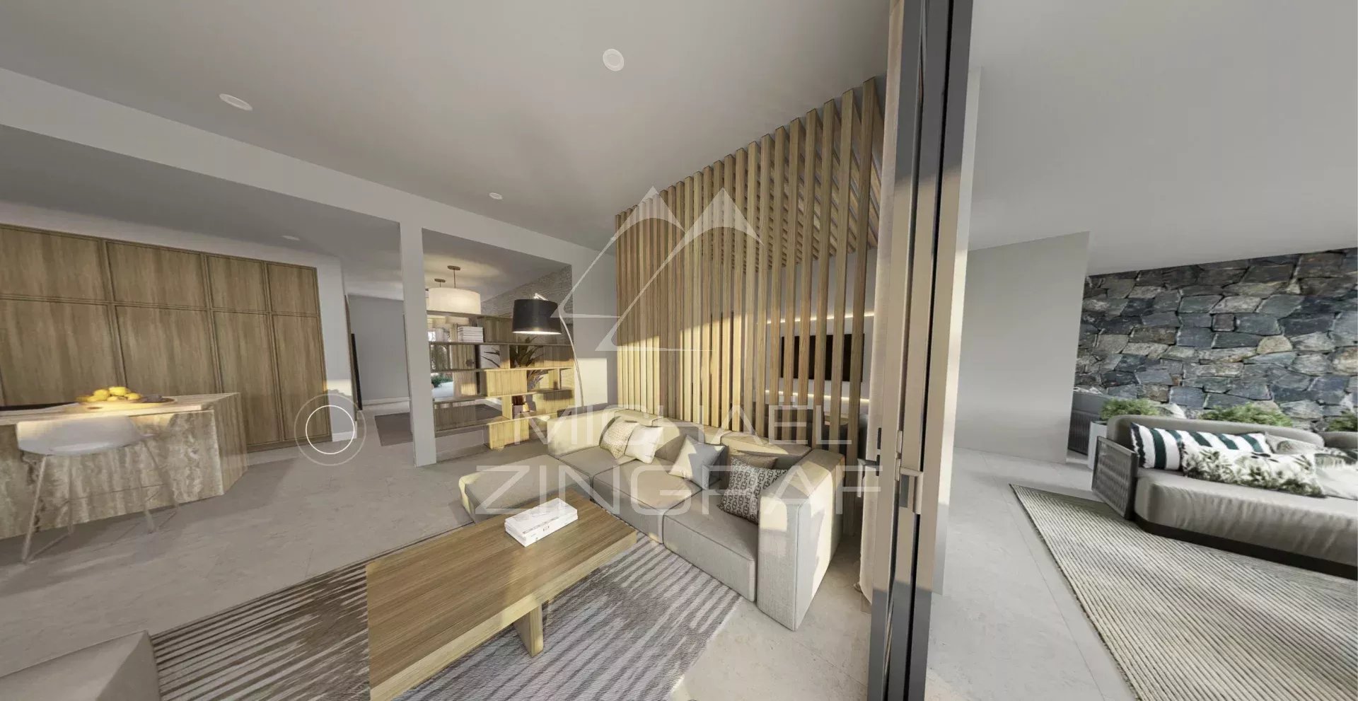 Appartement moderne à Balaclava Intérieur d'un appartement moderne avec salon lumineux et décoration élégante à Balaclava.