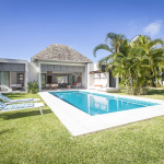 Ile Maurice – Villa individuelle 4 chambres, intime, vue golf et montagne