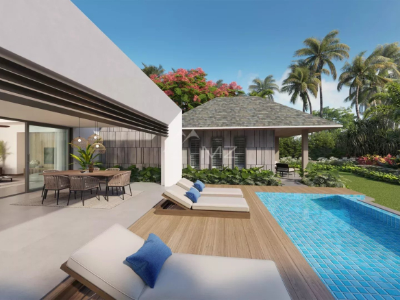 Mauritius – Villa Santuary on golf course – Grand bay