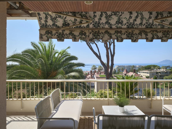 Appartement vue mer Cannes 4 chambres en suite