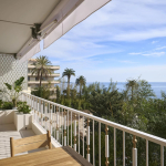 Appartement vue mer 3 chambres– Cannes Palm Beach
