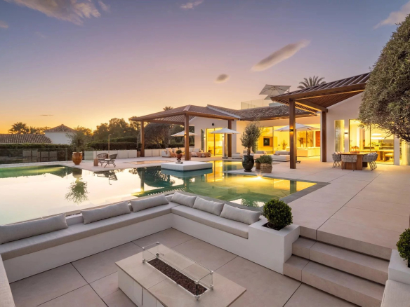 Villa Luxe Première Ligne Golf Nueva Andalucía Vues Imprenables