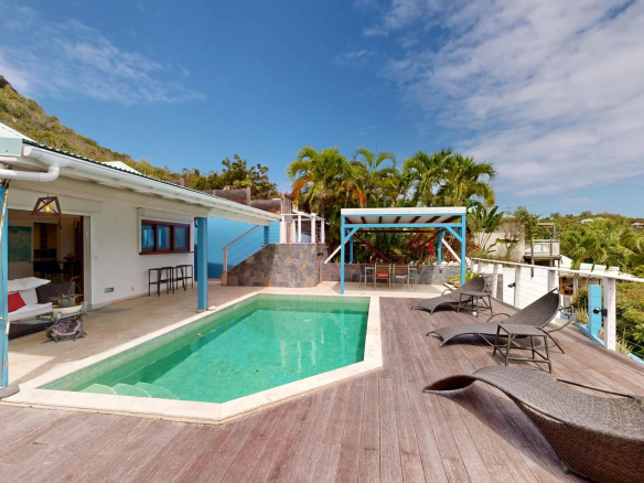 Villa vue mer piscine Marigot Saint-Barthélemy