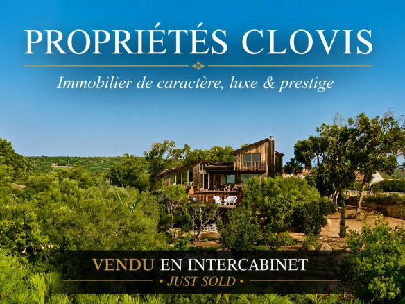 Architect villa sold on the Golf de Sperone in Bonifacio