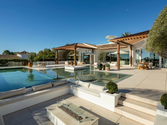 Villa Luxe Première Ligne Golf Nueva Andalucía Vues Imprenables