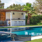 EXCLUSIVE? SAINT-AYGULF (Fréjus)? Contemporary luxury villa 188 m², 4 bedrooms, sea view, mirror pool, garage, &lt; 2 km from the beaches
