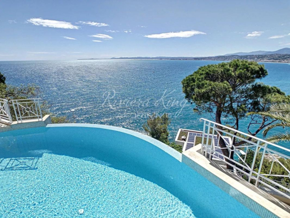 Alpes Maritimes (06) NICE MONT BORON / CAP DE NICE  – Villa de 320 m2 Piscine Vue Mer Epoustouflante