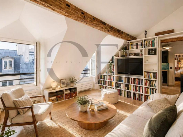 75007 PARIS – Rue de Verneuil – 1 bedroom – Top floor