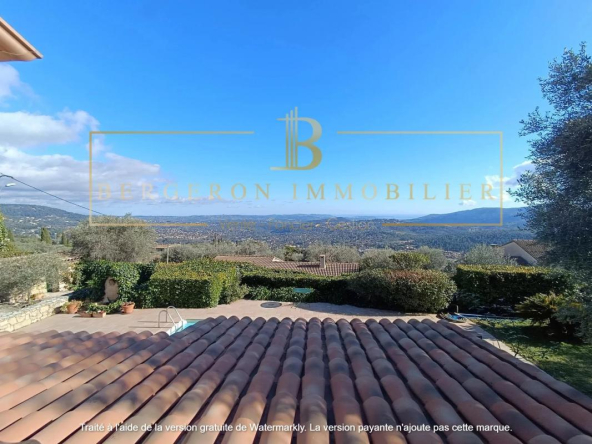 Villa Le Tignet, 6 Pièces, Vue panoramique, piscine et 2674m² de terrain
