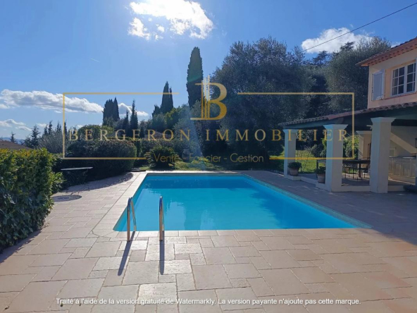 Villa Le Tignet, 6 Pièces, Vue panoramique, piscine et 2674m² de terrain