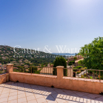 Villa in Cavalaire with sea &amp; swimming pool views