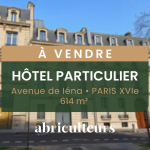 BIEN RARE – HOTEL PARTICULIER – AV. DE IENA – 614 M2