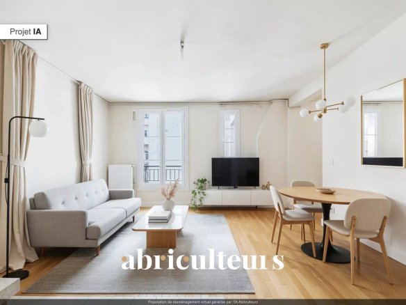 3-room apartment – ​​58 m² – Paris 6th arrondissement, Saint-Germain-des-Prés