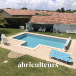 Belle maison Landaise 5 pièces -Terrain arboré -1788m2 – Piscine chauffée