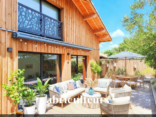 Absolute comfort in La Teste: contemporary house, high-end amenities &amp; rental income