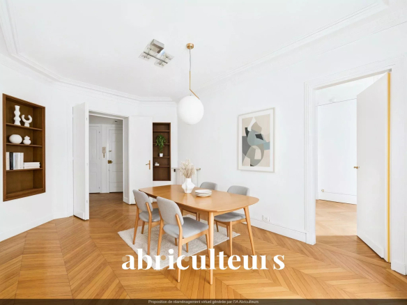 Superbe appartement lumineux de 99m2 dans le quartier prestigieux de la Plaine Monceau