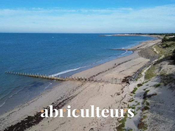 Grande villa de 200m² en front de mer – Très belle parcelle aux multiples possibilités – Plusieurs dépendances – L’Épine