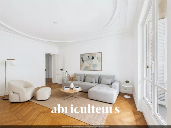 Superbe appartement lumineux de 99m2 dans le quartier prestigieux de la Plaine Monceau