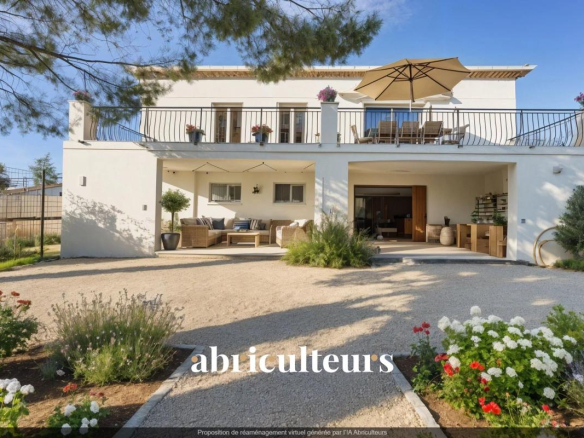 Charming 4-bedroom house with potential for renovation, terraces and garden in Eguilles (13510)