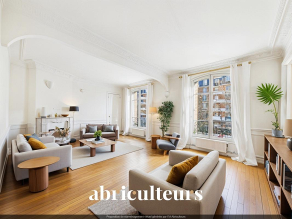 Superbe appartement familial aux volumes généreux et au charme haussmannien de 105m2 dans le quartier Charonne/Porte de Vincennes, Paris 20