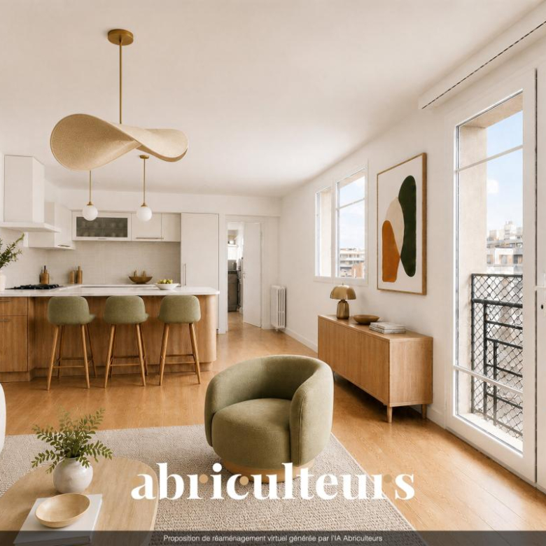 Beautiful, bright 2-bedroom apartment – ​​65 m² – Paris 10