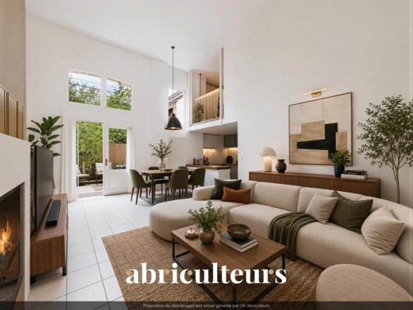 Stunning 93 m² Duplex/Townhouse – Outdoor Space – High Ceilings