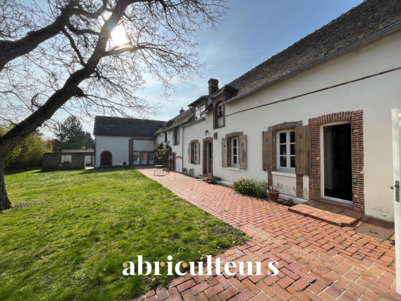 Renovated 19th century house with grounds in Croisilles, France.