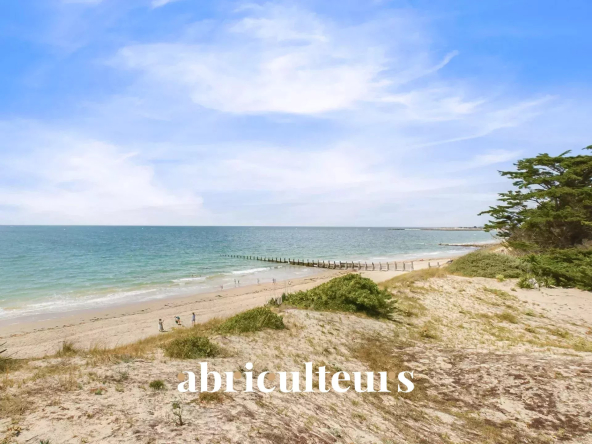 Grande villa de 200m² en front de mer – Très belle parcelle aux multiples possibilités – Plusieurs dépendances – L’Épine