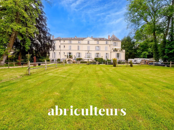 Château rénové de plus de 1.000 m² dans un parc de 11 ha avec étang, à 1h30 de Paris – Morigny-Champigny