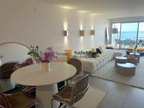 LE TOUQUET Appartement front de mer de 80m2 avec 2 grandes chambres